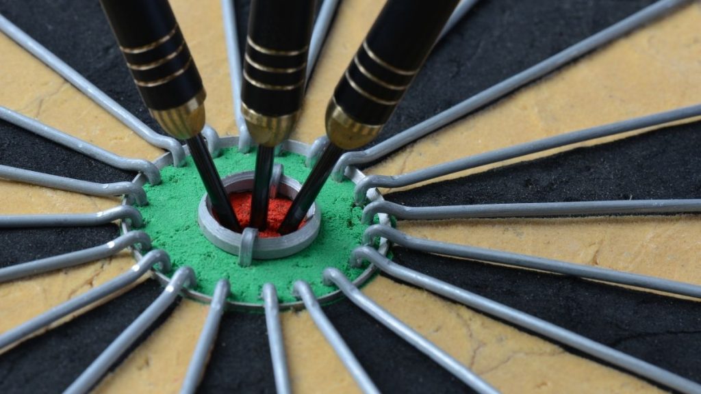 A Darts Practice Board