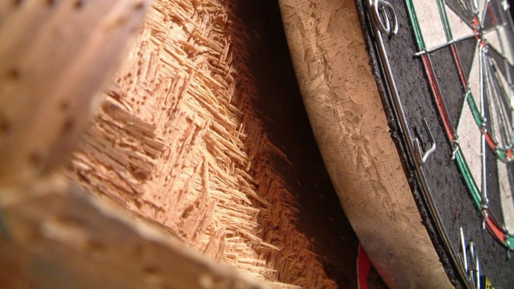 Closeup View of a Dartboard